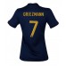 Frankrike Antoine Griezmann #7 Hemma matchtröja Dam VM 2022 Kortärmad Billigt